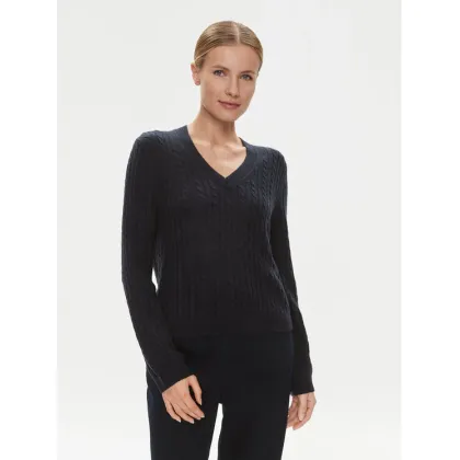 Zdjęcie Tommy Hilfiger Sweter WW0WW39887 Granatowy Regular Fit