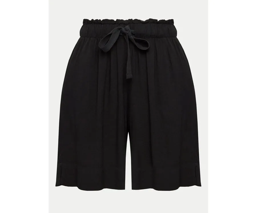 obrazek 1 Deha Bermudy A00637 Czarny Regular Fit