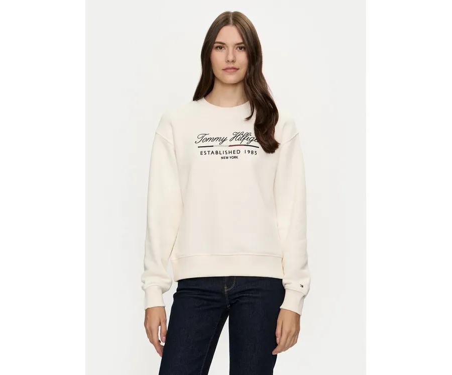 obrazek 1 Tommy Hilfiger Bluza Modern WW0WW43574 Biały Regular Fit