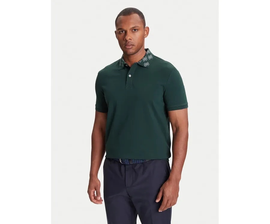 obrazek 1 Guess Polo M5YP34 KCJV1 Zielony Regular Fit