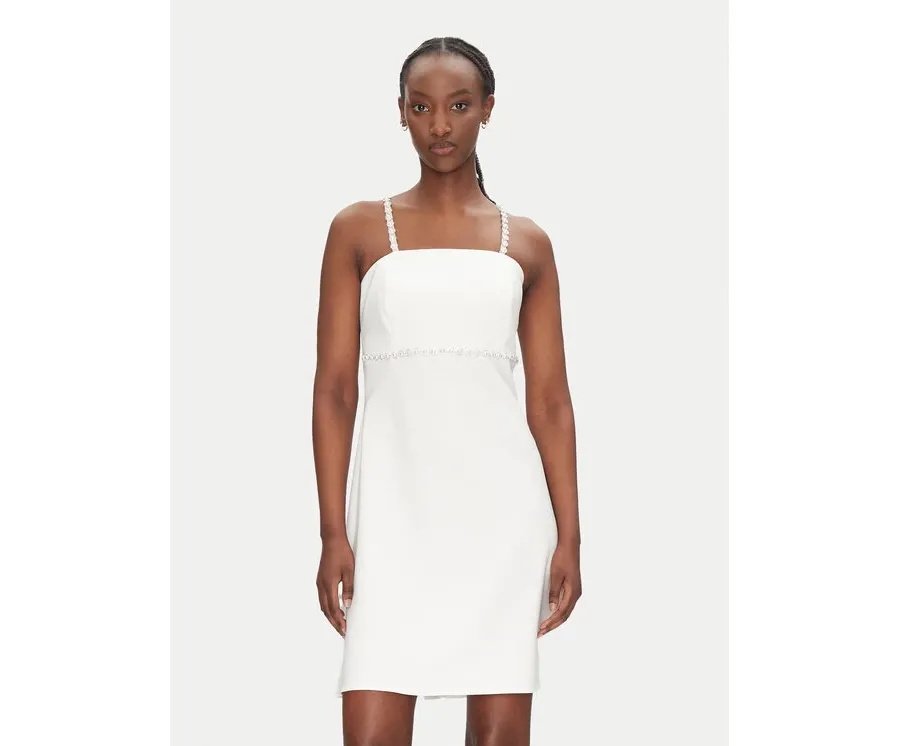 obrazek 1 Rinascimento Sukienka koktajlowa CFC0124761003 Écru Regular Fit