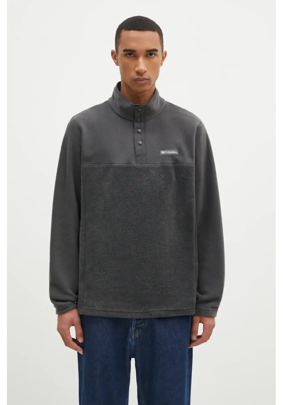obrazek 1 Columbia bluza sportowa Steens Mountain Half Snap kolor szary wzorzysta 2097721