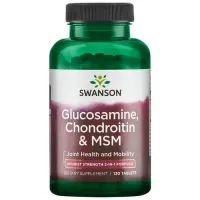 Zdjęcie Swanson Glukozamina Chondroityna i MSM Tabletki