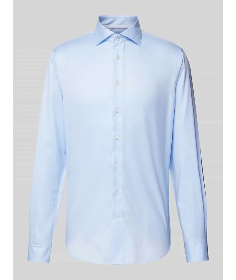 obrazek 1 Koszula biznesowa o kroju slim fit z diagonalu