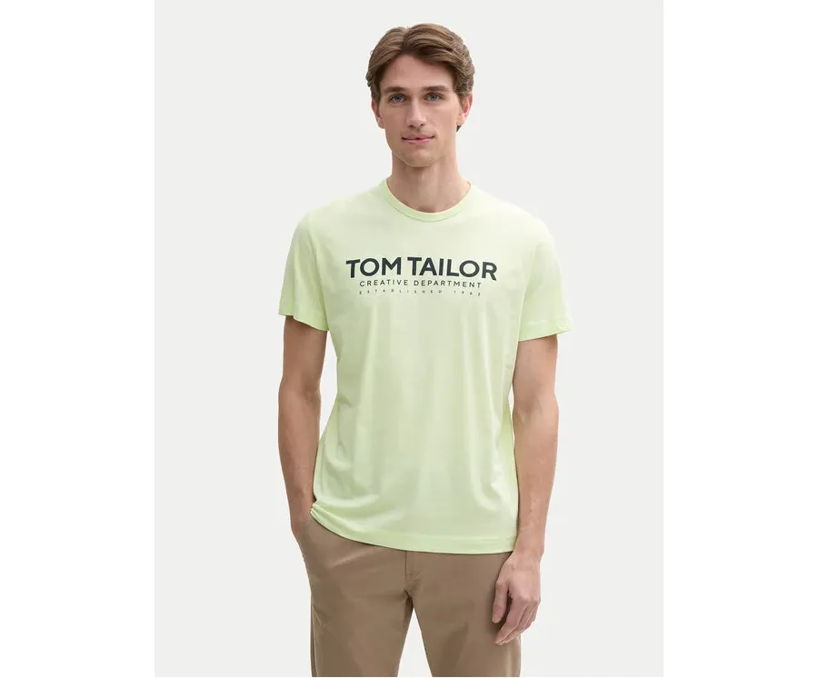obrazek 1 Tom Tailor T-Shirt 1045940 Zielony Regular Fit