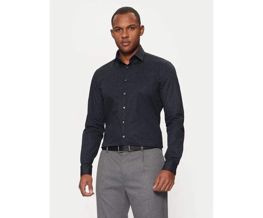 obrazek 1 Calvin Klein Koszula K10K113846 Granatowy Slim Fit