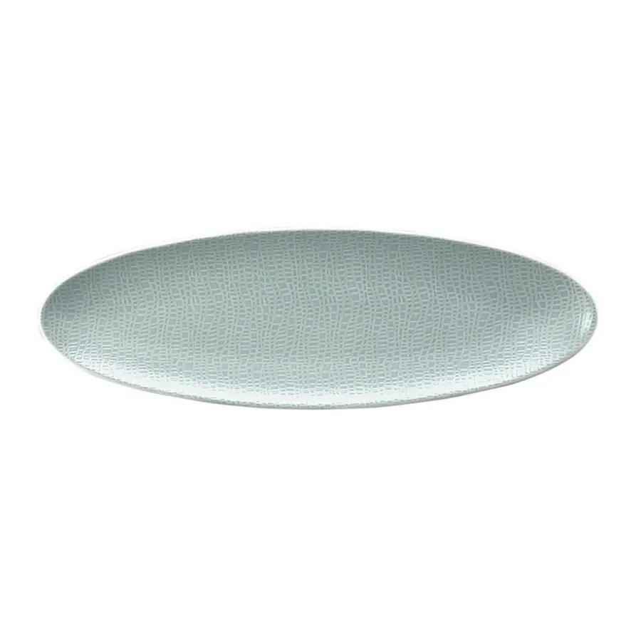 obrazek 1 Owalny wąski talerz do serwowania 35x12 cm w kolorze turkusu - Seltmann Weiden