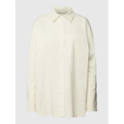 Zdjęcie Bluzka koszulowa z kieszenią na piersi model ‘SCUTTA’