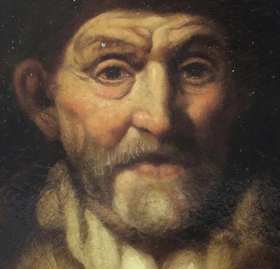 obrazek 3 Portret starszego filozofa – szkoła neapolitańska z lat 600 – olej na płótnie