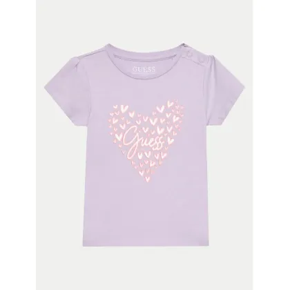 Zdjęcie Guess T-Shirt A4GI01 K6YW4 Fioletowy Regular Fit