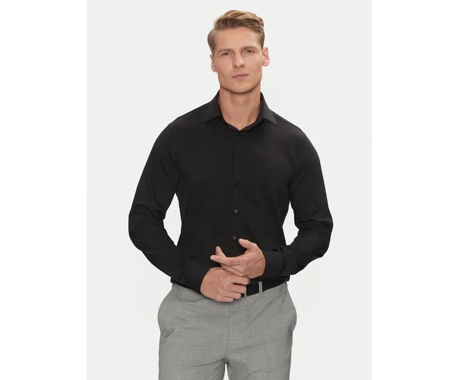 obrazek 1 Calvin Klein Koszula Performance Solid Slim Shirt K10K114324 Czarny Regular Fit
