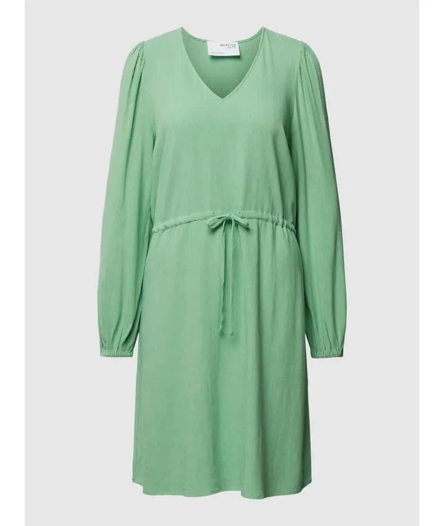 obrazek 1 Selected Femme Sukienka codzienna 16089064 Zielony Regular Fit