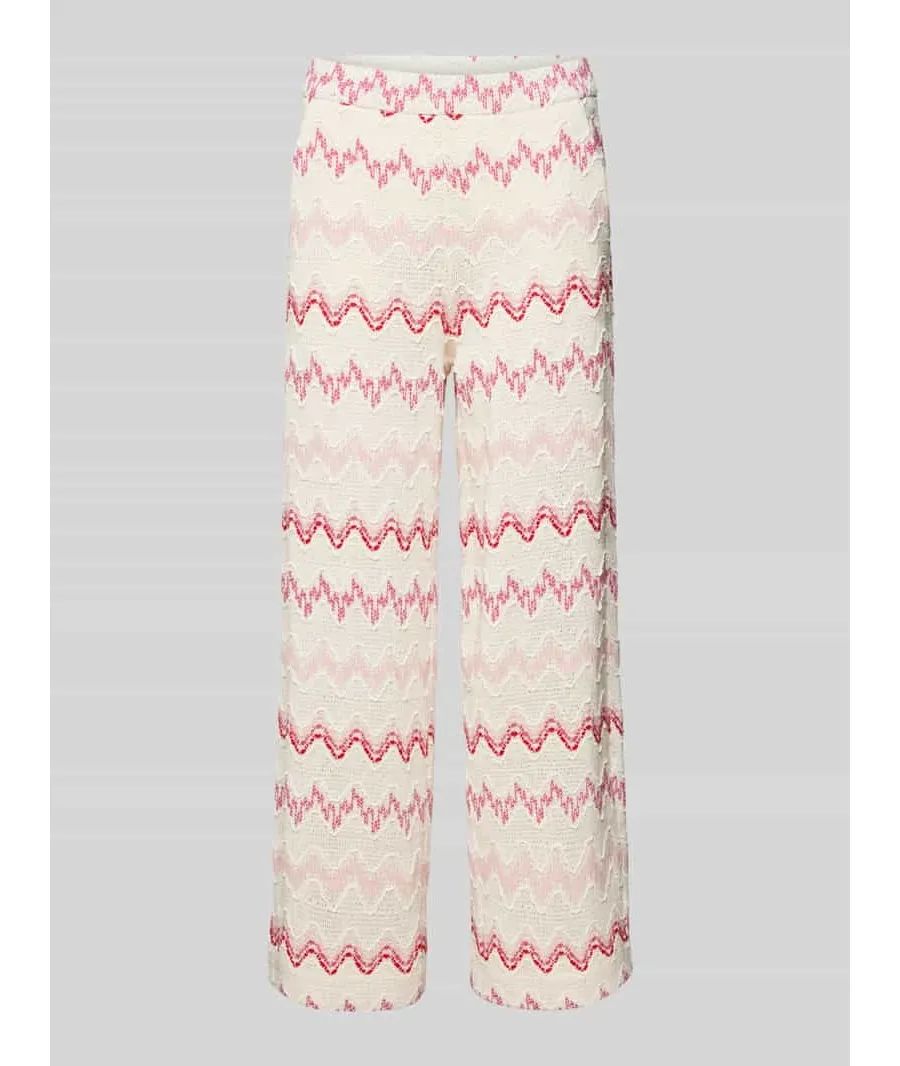 obrazek 1 Spodnie o kroju regular fit z elastycznym pasem model ‘PALAZZO’