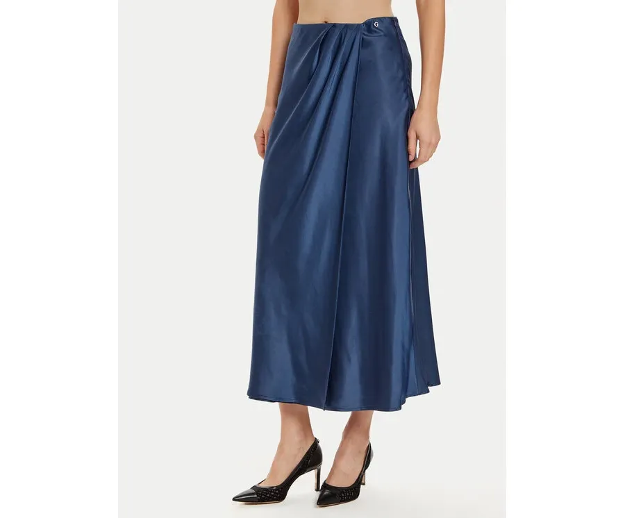 obrazek 1 Guess Spódnica midi Anastasia W4BD56 WGIG2 Granatowy Regular Fit