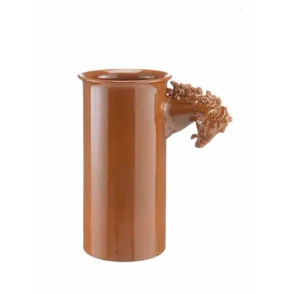 Picture A designer ceramic vase for horse lovers