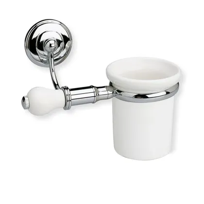 Zdjęcie Luksusowy mocowany do ściany ceramiczny kubek na szczoteczki - Stilhaus