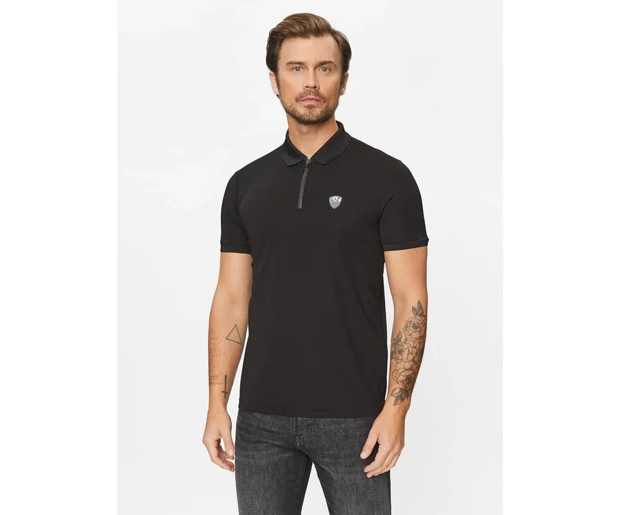 obrazek 1 EA7 Emporio Armani Polo 8NPF13 PJRGZ 1200 Czarny Regular Fit