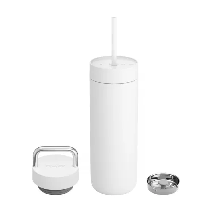 Zdjęcie Fellow - Carter Chill Set 2 w 1 - Kubek termiczny + 2 nakrętki - Biały 591 ml FELLOW