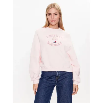 Zdjęcie Tommy Jeans Bluza DW0DW16137 Różowy Relaxed Fit