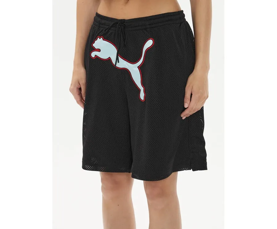 obrazek 1 Puma Szorty sportowe DUA LIPA 536636 Czarny Loose Fit