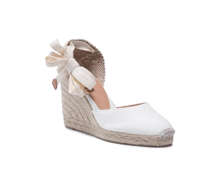 obrazek 1 Castañer Espadryle Carina/8/001 020962-200 Biały
