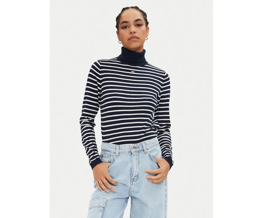 obrazek 1 Tommy Jeans Golf Essential DW0DW19686 Granatowy Regular Fit