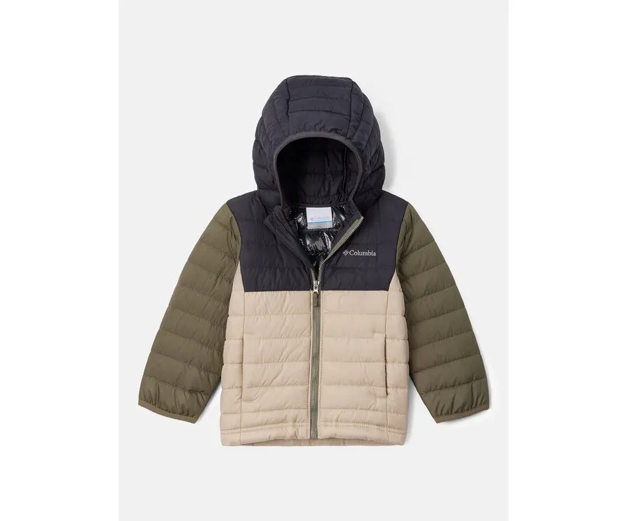 obrazek 1 Columbia Kurtka przejściowa Powder Lite™ Boys Hooded Jacket Brązowy Regular Fit