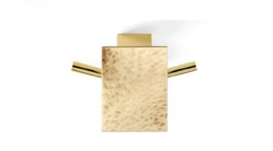 obrazek 1 Stylowy wieszak z kolekcji Rectangular z polerowanego mosiądzu - Il Paralume Marina