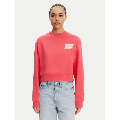 Zdjęcie Tommy Jeans Bluza DW0DW21345 Różowy Relaxed Fit