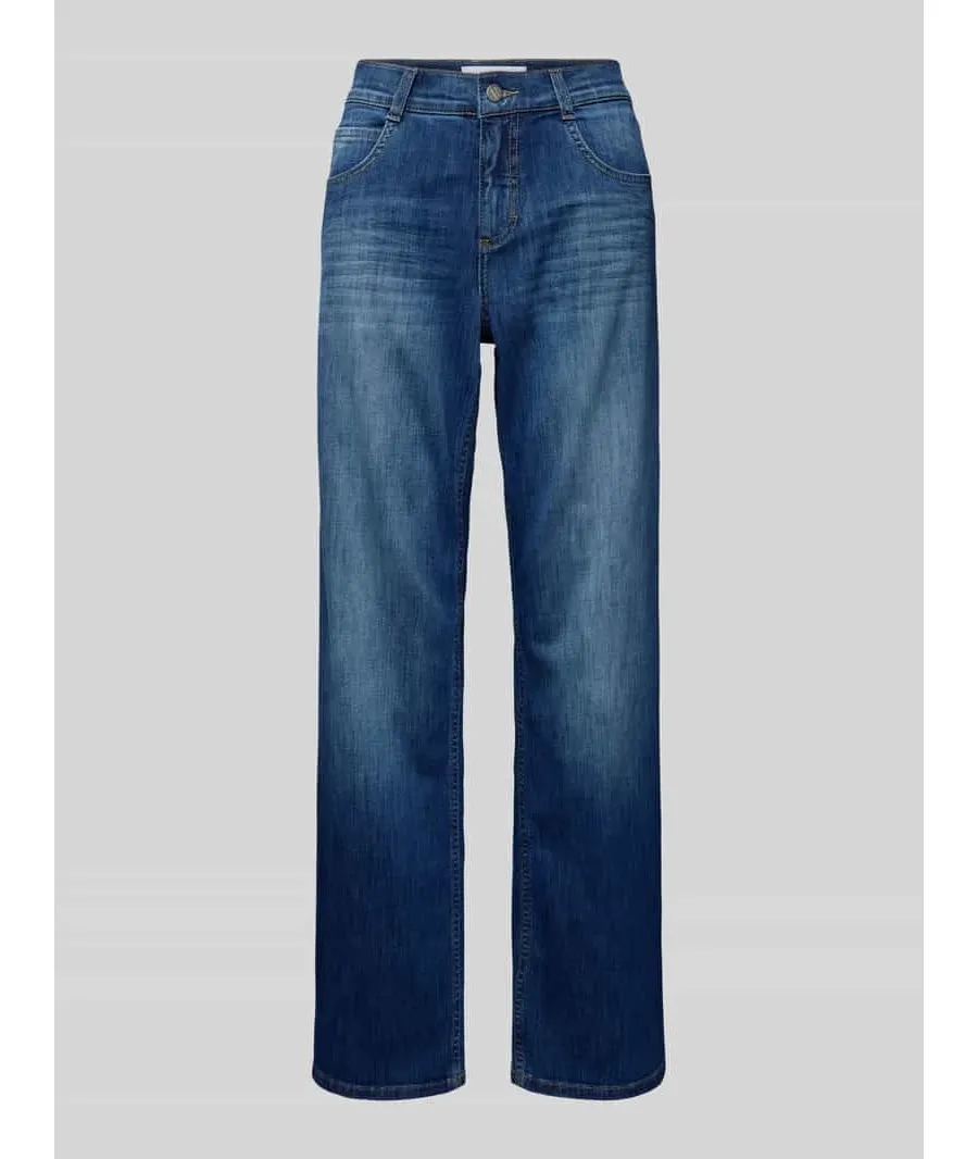 obrazek 1 Jeansy o kroju relaxed fit z 5 kieszeniami model ‘LIZ’