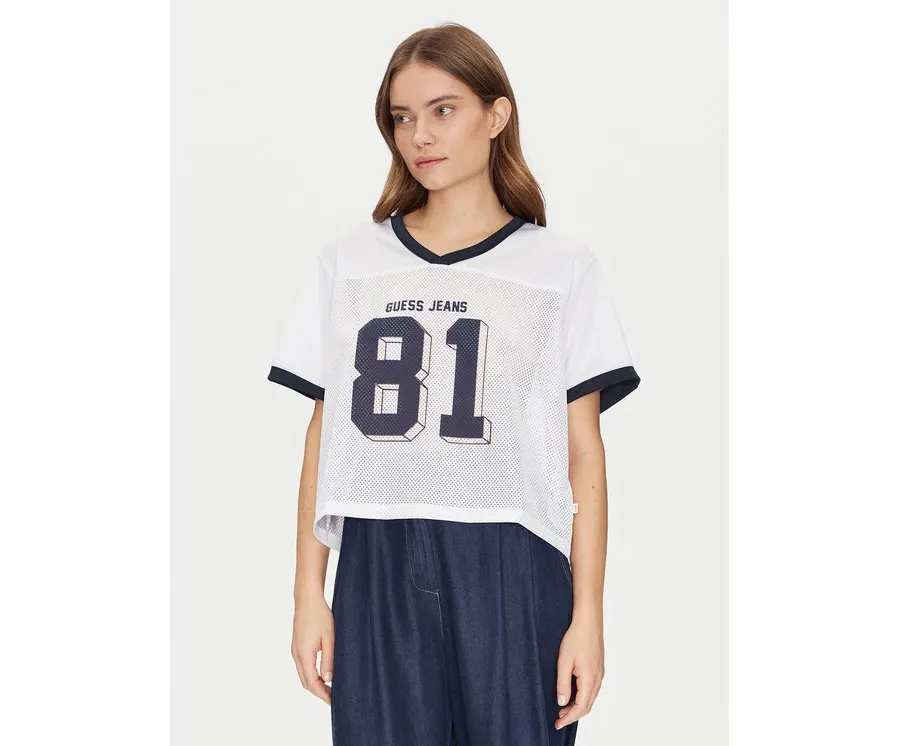 obrazek 1 Guess Jeans T-Shirt W5GI59 KCTE2 Biały Regular Fit