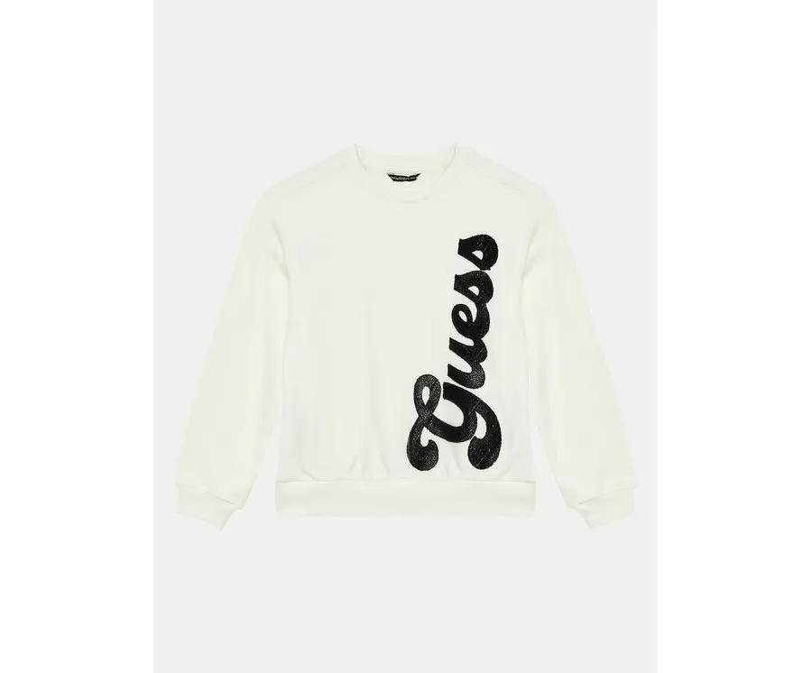 obrazek 1 Guess Bluza L4BQ08 KAD73 Écru Regular Fit