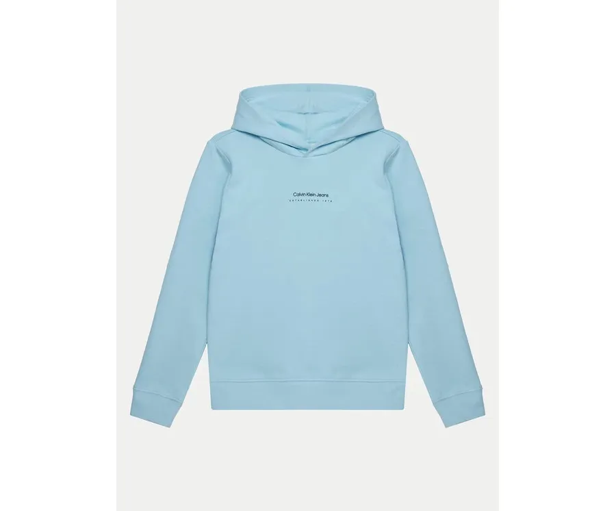 obrazek 1 Calvin Klein Jeans Bluza IB0IB02383 Błękitny Regular Fit