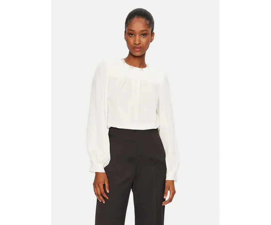 obrazek 1 Rinascimento Bluzka CFC0019769002 Biały Regular Fit