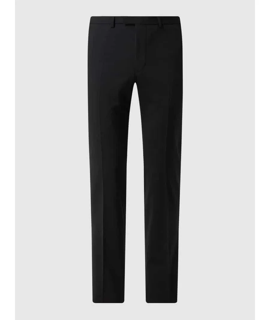 obrazek 1 Spodnie do garnituru o kroju extra slim fit z dodatkiem żywej wełny