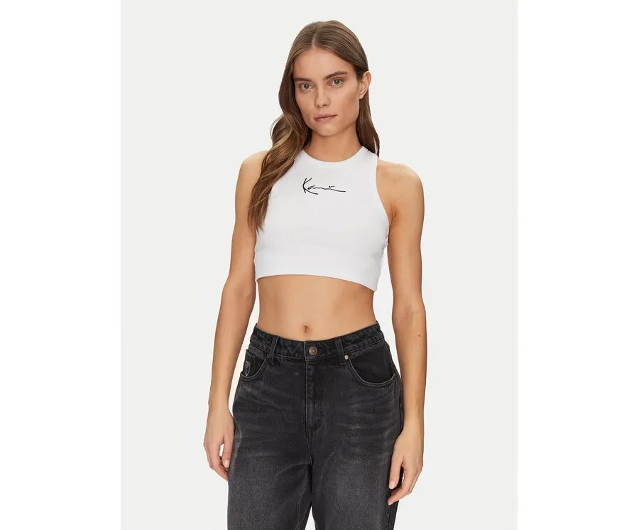 obrazek 1 Karl Kani Top 6131302 Biały Cropped Fit
