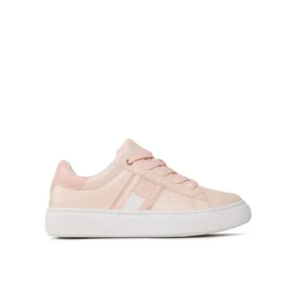 Zdjęcie Tommy Hilfiger Sneakersy Flag Low Cut Lace-Up Sneaker T3A9-32703-1355 S Różowy