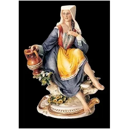 Zdjęcie Kobieta z dzbanem - porcelana prosto z Włoch