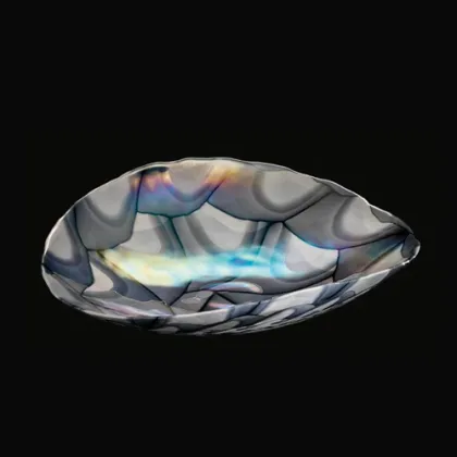 Zdjęcie Designerski talerz ze szkła murano
