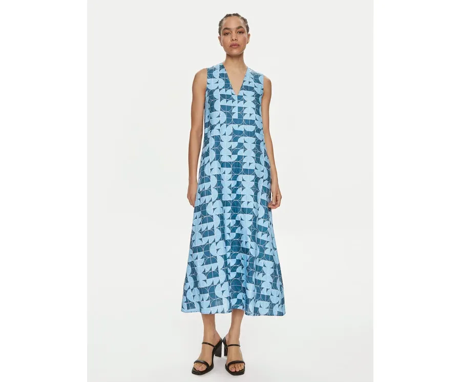obrazek 1 Max Mara Leisure Sukienka codzienna Urlo 2416221048 Niebieski Regular Fit