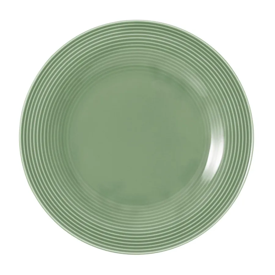 obrazek 1 Porcelanowy okrągły talerz śniadaniowy 23 cm w kolorze zieleni - Seltmann Weiden