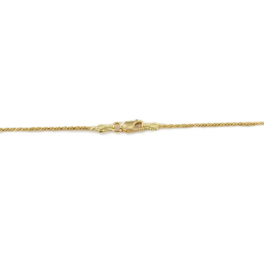 obrazek 2 Łańcuszek unisex z żółtego złota - 50 cm