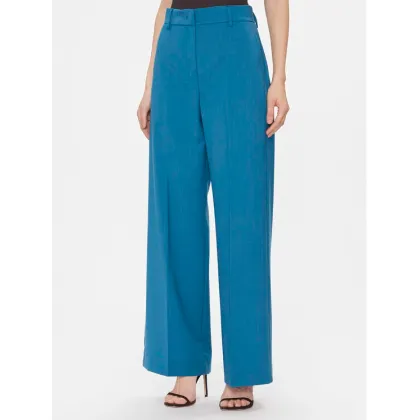 Zdjęcie Weekend Max Mara Spodnie materiałowe Visivo 2415131091 Niebieski Relaxed Fit