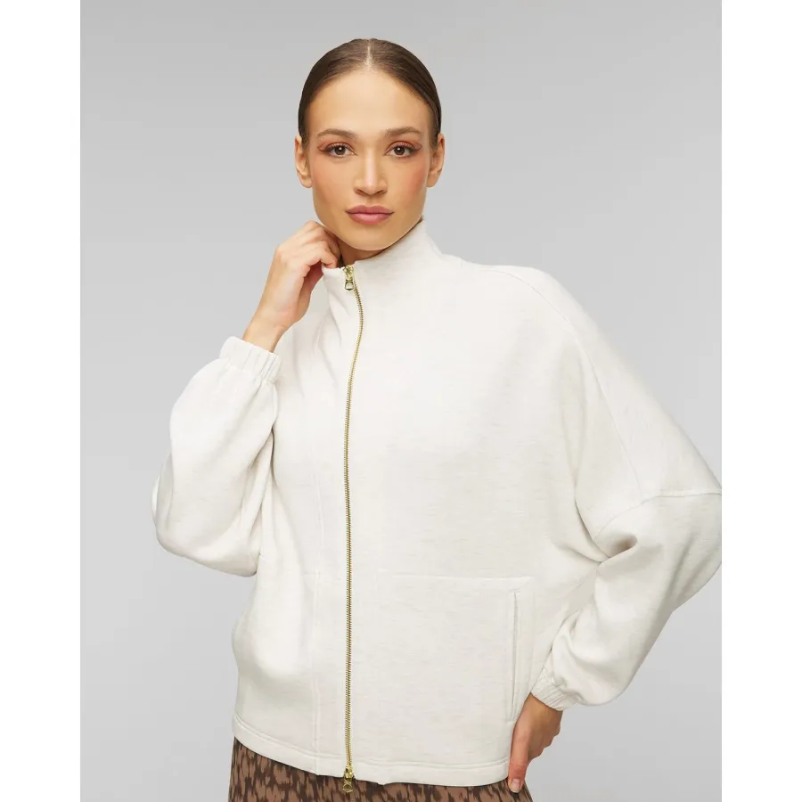 obrazek 1 Szara Bluza Damska Varley Ashbury Zip Through Sweat