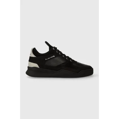 Zdjęcie Filling Pieces sneakersy skórzane Low Top Ghost Paneled kolor czarny 10120631284