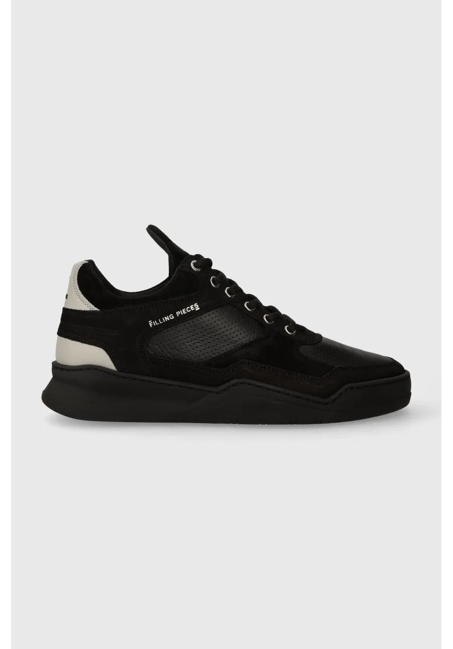 obrazek 1 Filling Pieces sneakersy skórzane Low Top Ghost Paneled kolor czarny 10120631284