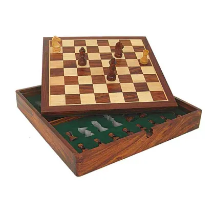 Zdjęcie Duże, drewniane szachy magnetyczne G-1221CM