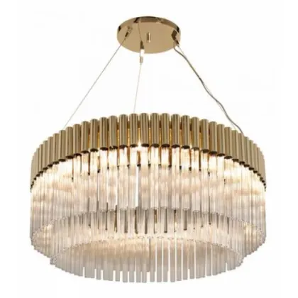Picture A unique chandelier made of brass and glass in 4 variants to choose from