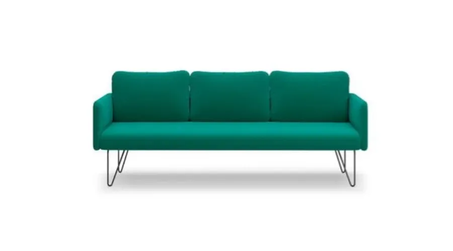 obrazek 2 Włoska sofa z kolekcji Doumo tapicerowana skórą lub tkaniną