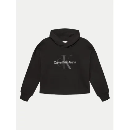 Zdjęcie Calvin Klein Jeans Bluza Glitter Monogram IG0IG02543 Czarny Relaxed Fit